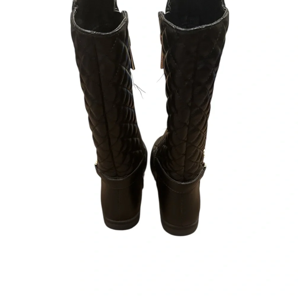Michael KORS kids Sleek Black Over the Knee Boots
